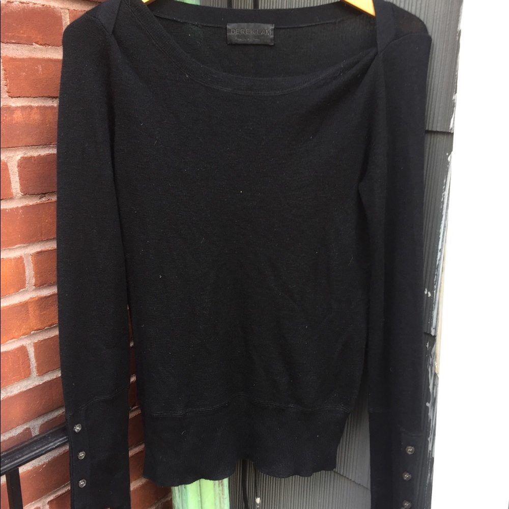 Derek Lam Black cashmere sweater